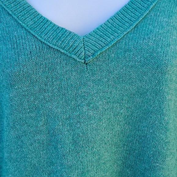 Mint Green Sweater with V-neck from Old Navy - Picture 2 of 4